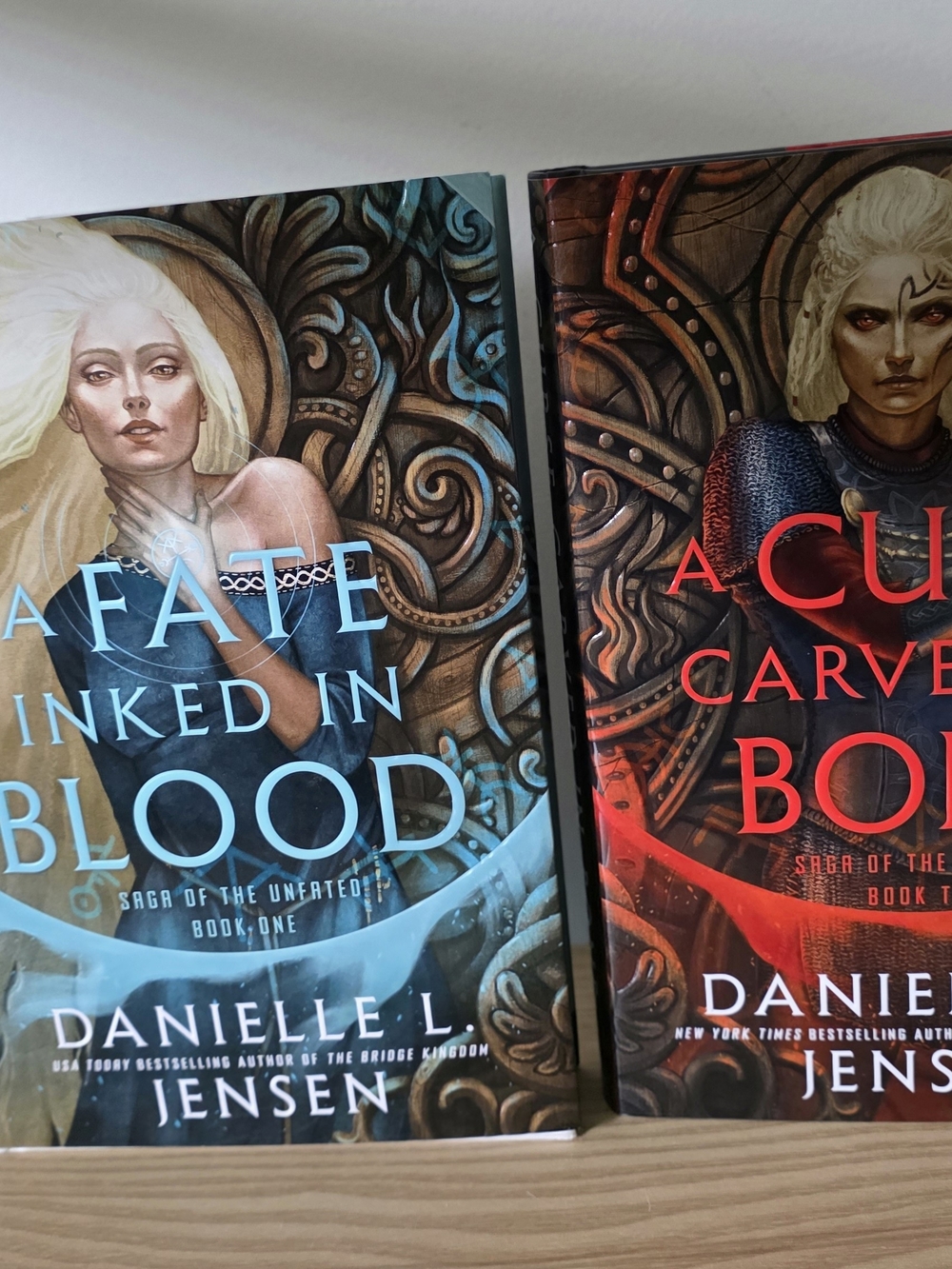 Danielle L Jensen Saga of the Unfated Hardcover - Rare Deluxe First Edition - Picture 3 of 3